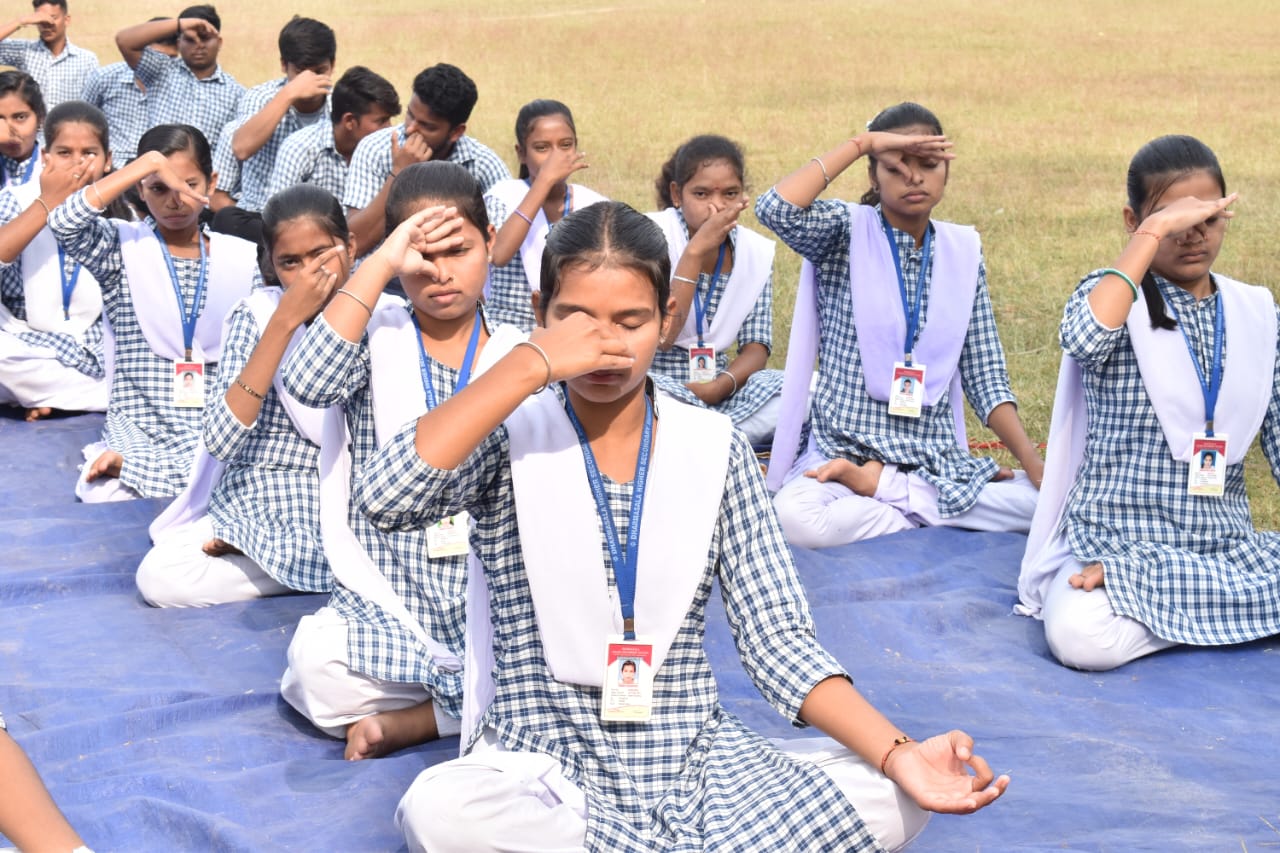 ସମନ୍ବିତ ଯୁବ ବିକାଶ କାର୍ଯ୍ୟକ୍ରମ ଅବସରରେ “ସ୍ବାସ୍ଥ୍ୟ ପାଇଁ ଯୋଗ” ସମାରୋହ