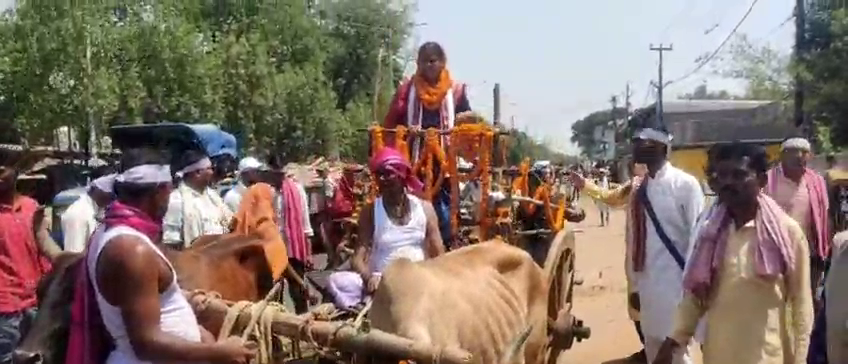 ସୋନାଲି ବିଶିଙ୍କ ନିଆରା ନାମାଙ୍କନ ଶୋଭାଯାତ୍ରା