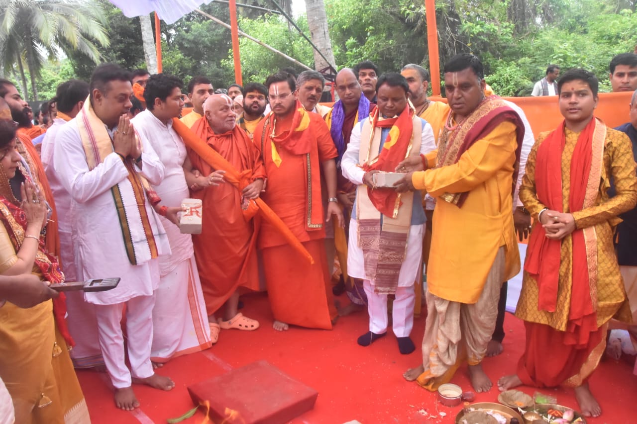 ପୁରୀରେ ମାନସ ମନ୍ଦିରର ଭୂମି ପୂଜନ
