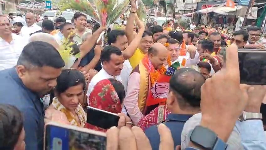 ବିଜେପି ରାଜ୍ୟସଭାପତି ଶ୍ରୀ ମନମୋହନ ସାମଲଙ୍କୁ ଭବ୍ଯ ସ୍ଵାଗତ ସମ୍ବର୍ଦ୍ଧନା