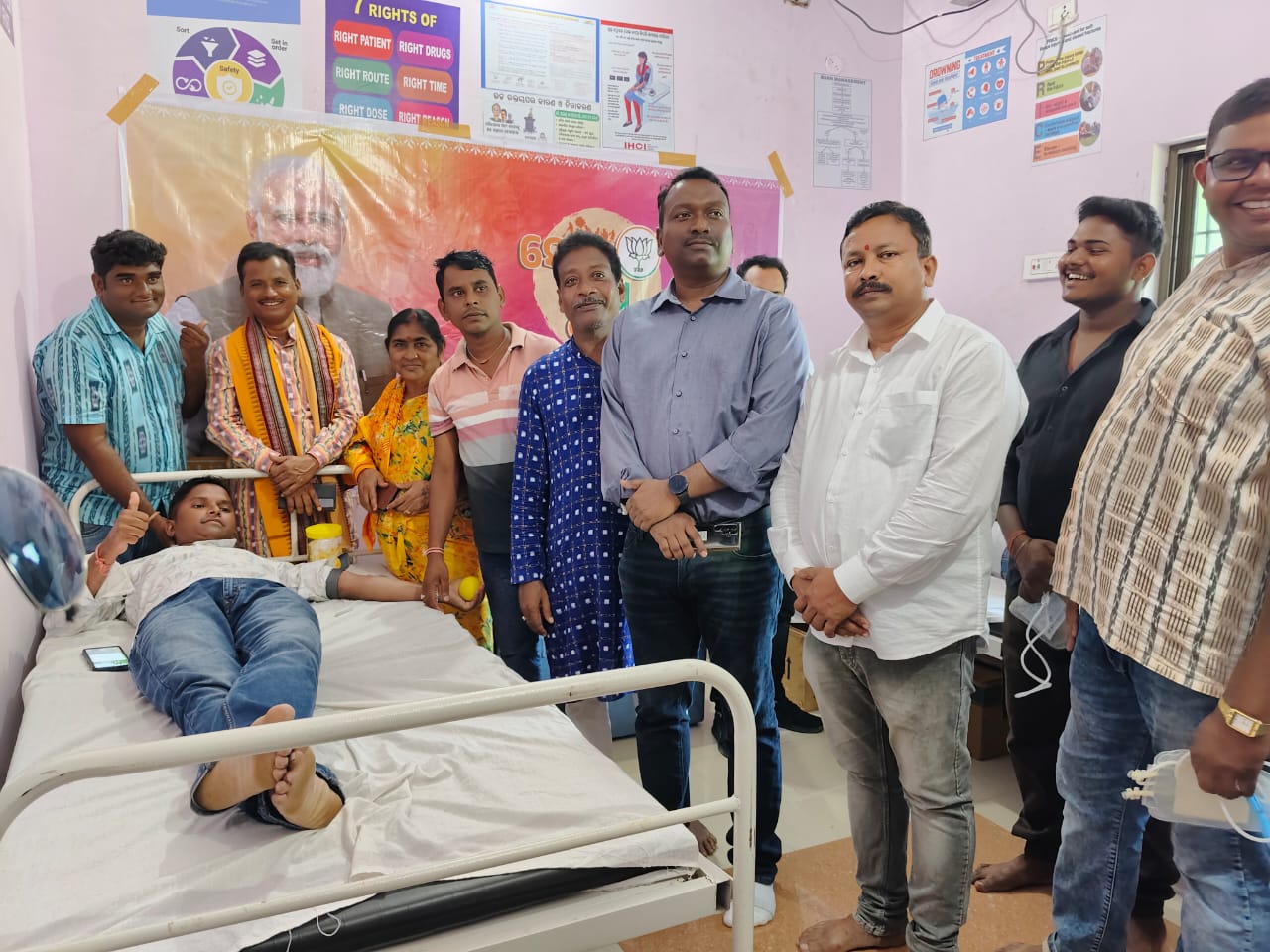 ସେବା ପକ୍ଷ ସପ୍ତାହ ପାଳନ ଅବସରରେ କେସିଙ୍ଗା ବ୍ଲକ ସ୍ତରୀୟ ରକ୍ତଦାନ ଶିବିର ଅନୁଷ୍ଠିତ
